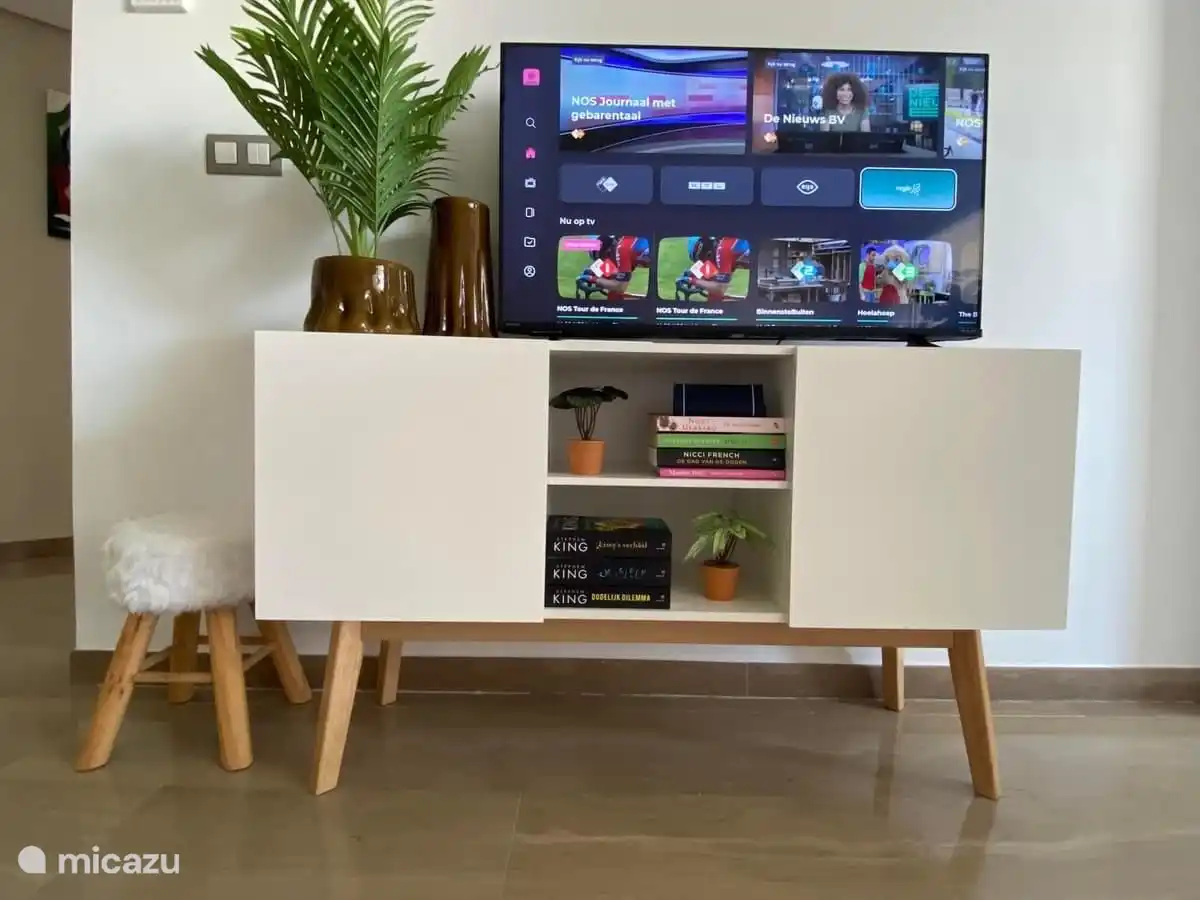 La smart TV dispose de « NL sees » avec 40 chaînes.