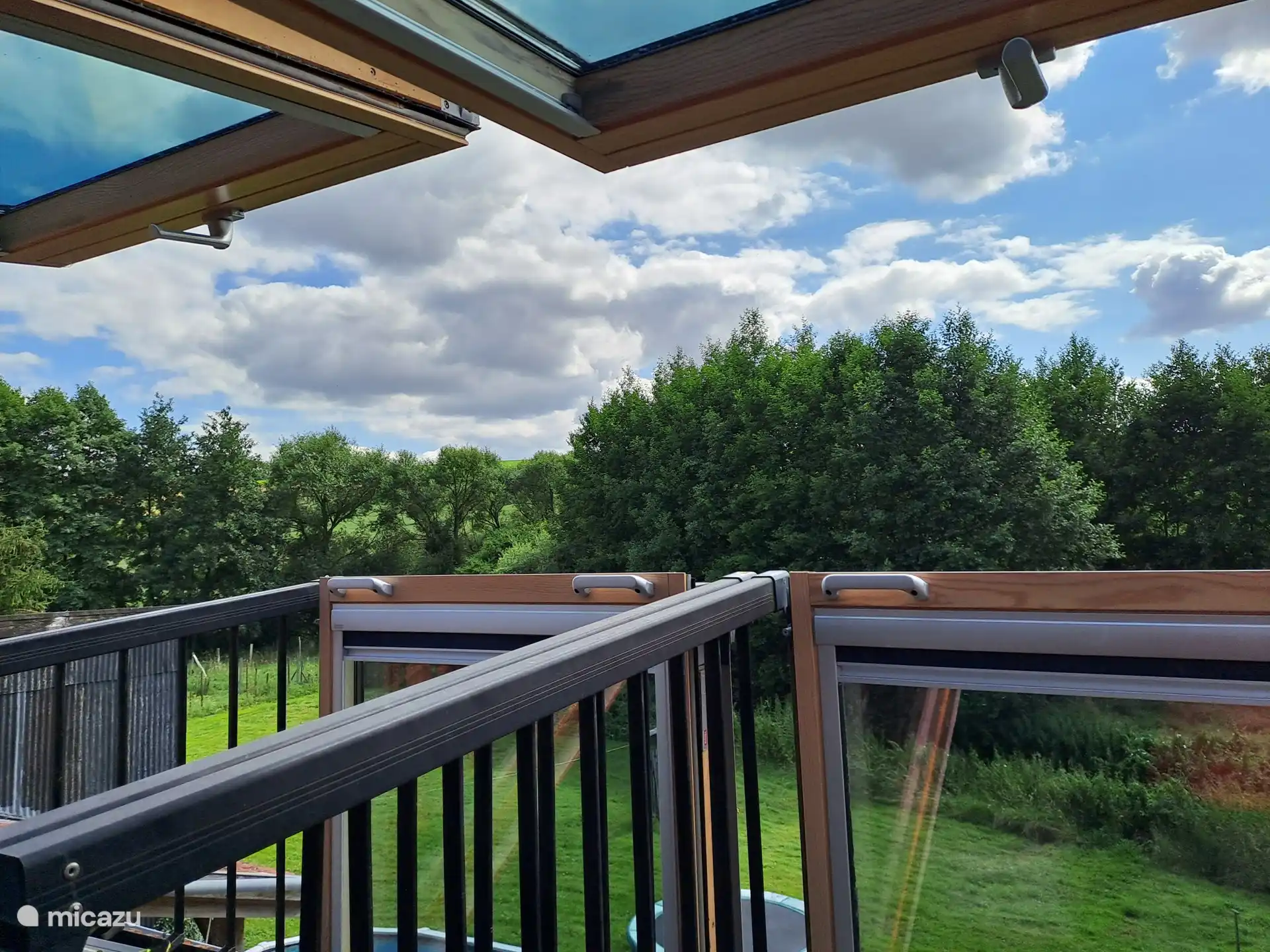 Blick aus dem Studio