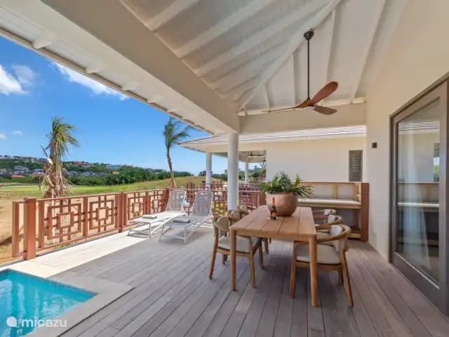 Villa Jazmyn19 @FrontRow Campo de golf en Curazao, Curazao Centro, Blue Bay - villa Terraza