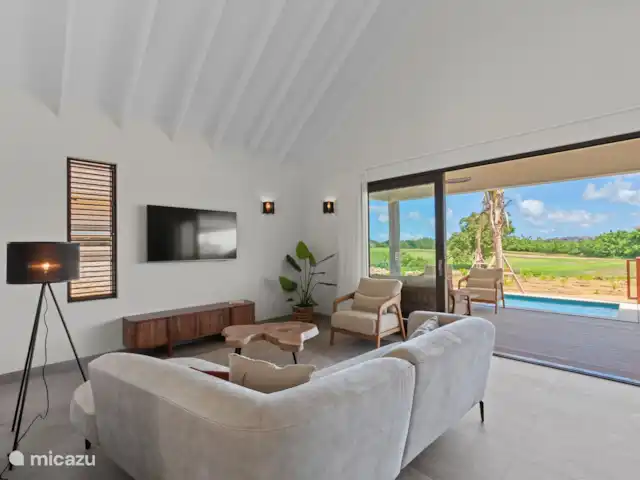 Villa Jazmyn19 @FrontRow Campo de golf en Curazao, Curazao Centro, Blue Bay - villa Salón