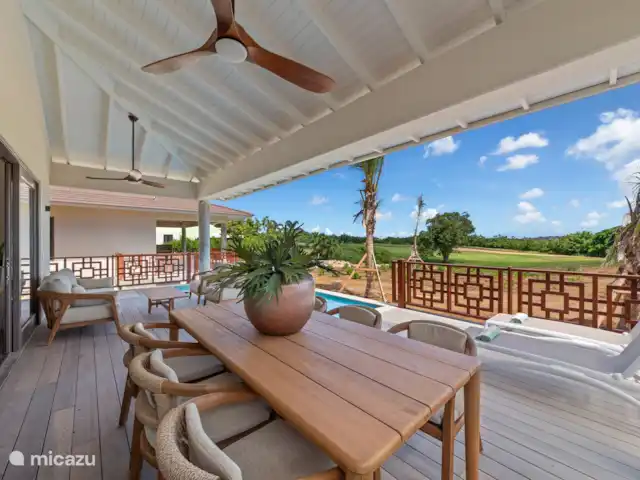 Villa Jazmyn19 @FrontRow Campo de golf en Curazao, Curazao Centro, Blue Bay - villa Terraza