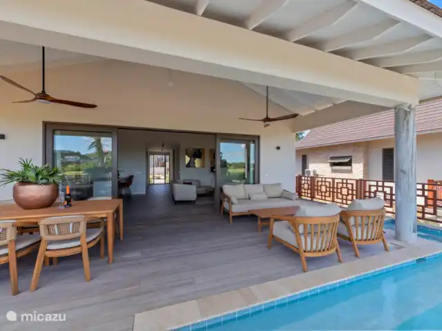 Villa Jazmyn19 @FrontRow Campo de golf en Curazao, Curazao Centro, Blue Bay - villa Terraza