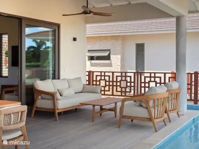 Villa Jazmyn19 @FrontRow Campo de golf en Curazao, Curazao Centro, Blue Bay - villa Terraza