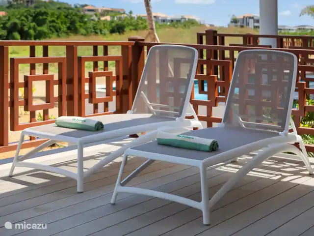 Villa Jazmyn19 @FrontRow Campo de golf en Curazao, Curazao Centro, Blue Bay - villa Terraza