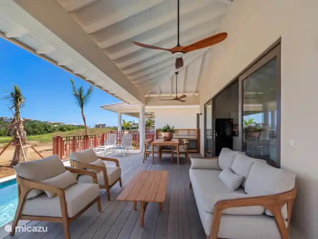 Villa Jazmyn19 @FrontRow Campo de golf en Curazao, Curazao Centro, Blue Bay - villa Terraza