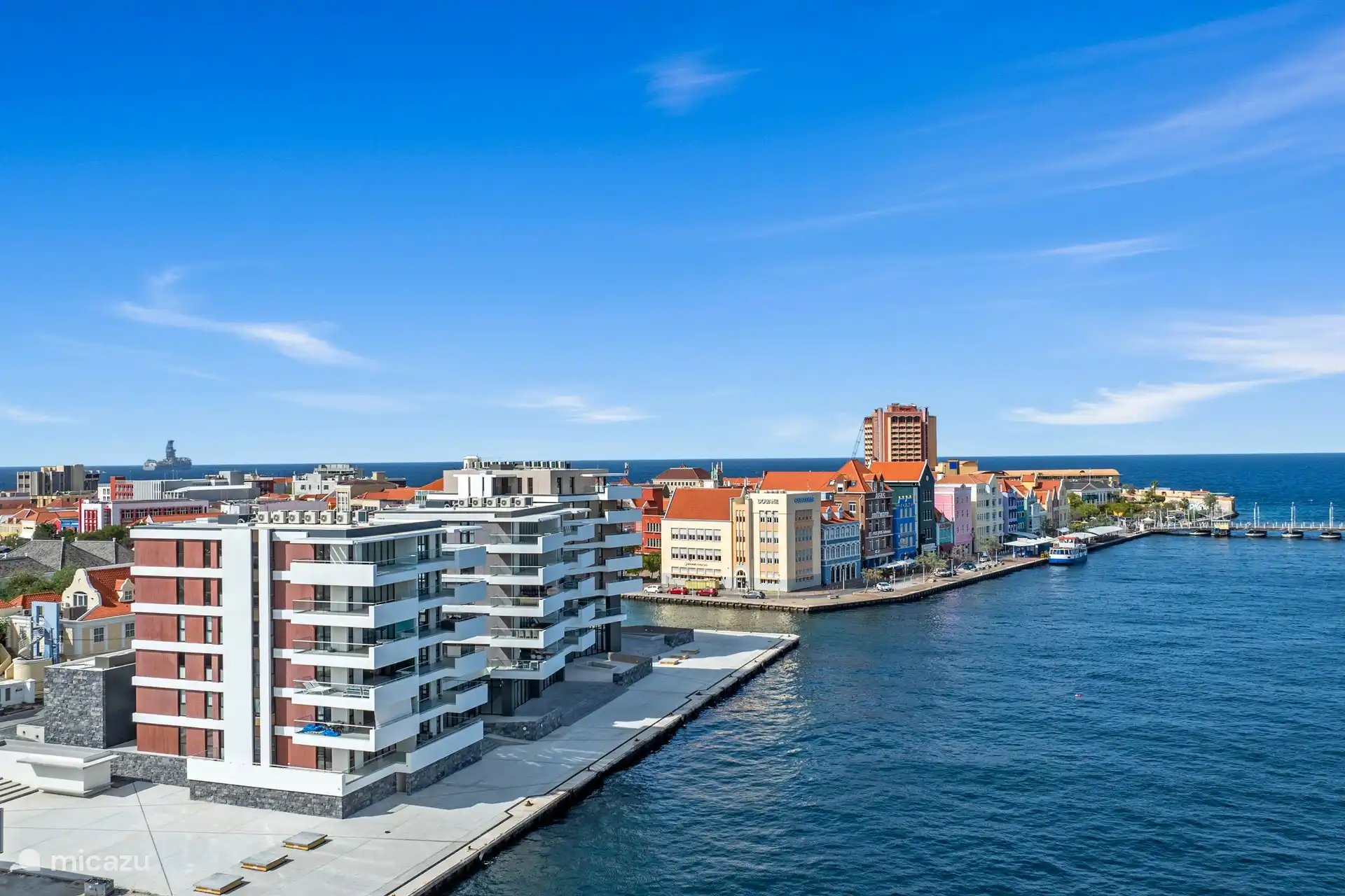 The Wharf 5D, in der Nähe der Handelskade, Punda in Curaçao, Curacao-Mitte, Willemstad - appartement