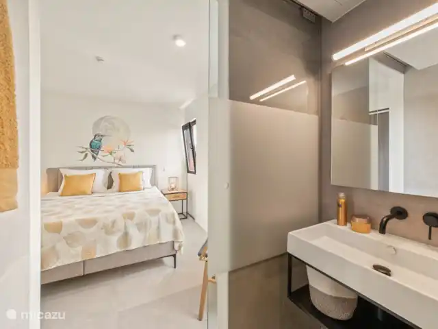 Le quai 5D, près de Handelskade, Punda | Curaçao, Curaçao-Centre, Willemstad - appartement Deuxième chambre avec climatisation et salle de bain privée