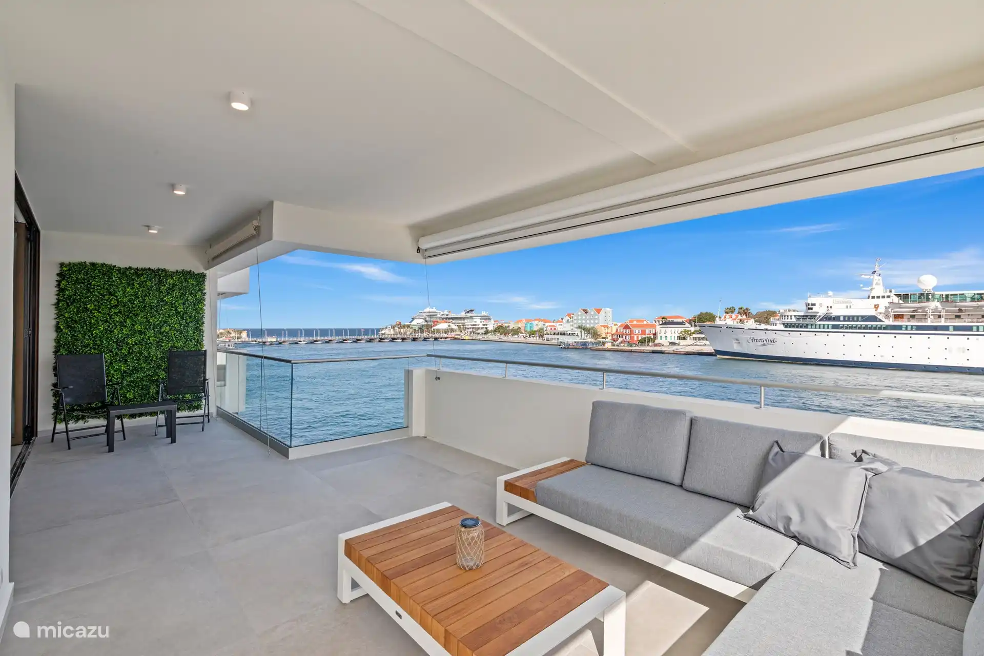 Einzigartiger Blick über die Anna-Bucht, im Herzen von Willemstad