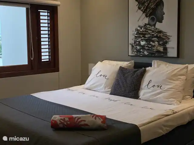Location de Vacances Curaçao, Banda Ariba (est), Spaanse Water, appartement - Penthouse de luxe Casa Bon Vie Chambre 1.