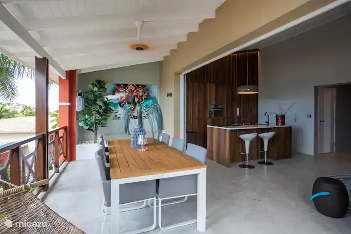 Relax area with hammock