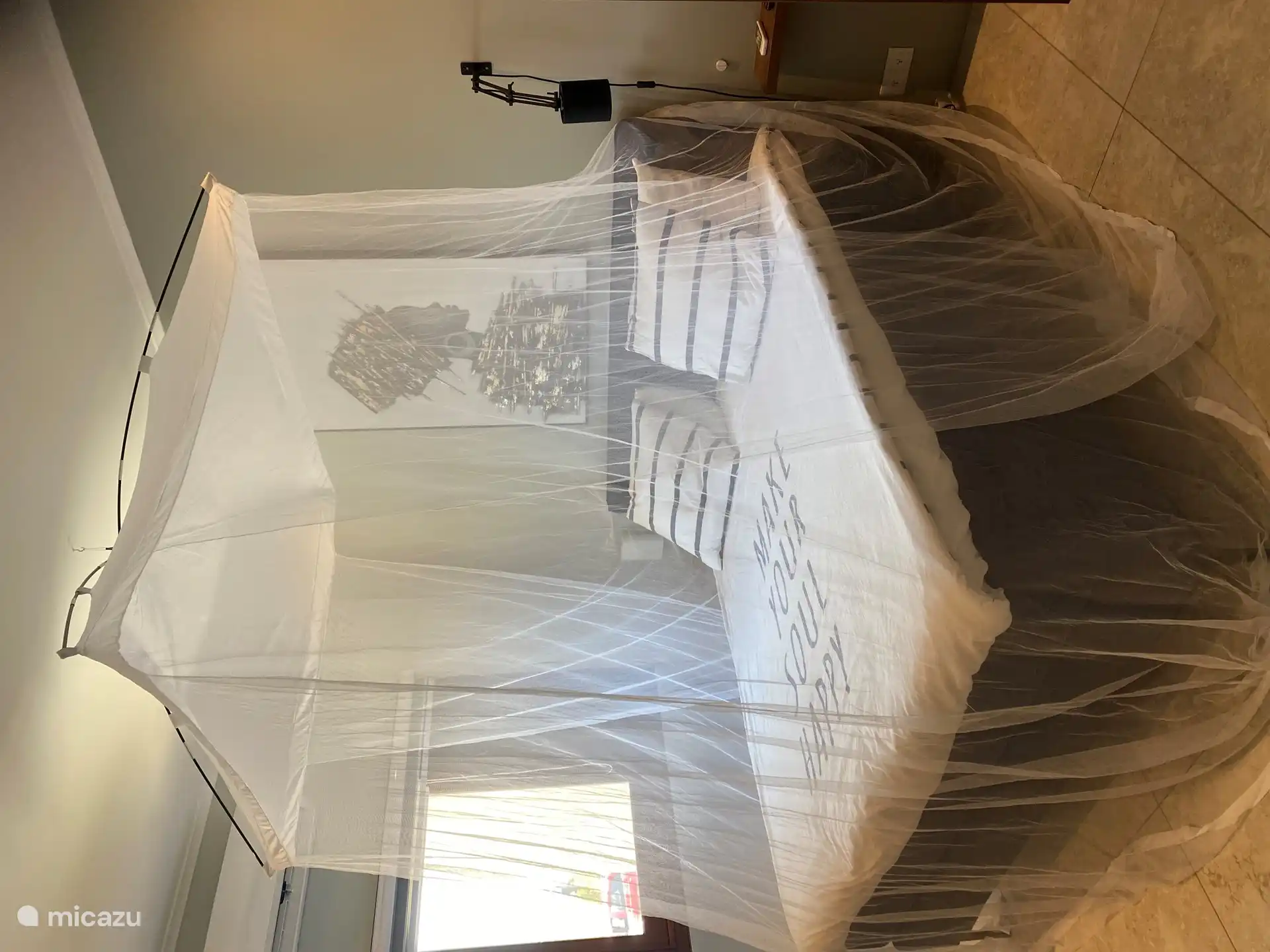 Mosquito net available for every bedroom.