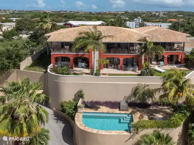 Location de Vacances Curaçao, Banda Ariba (est), Spaanse Water, appartement - Penthouse de luxe Casa Bon Vie Le plus bel endroit avec toujours du vent et une vue imprenable.