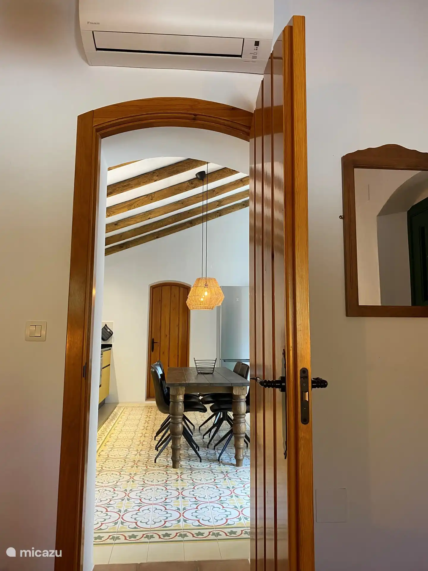 keuken vanuit masterbedroom