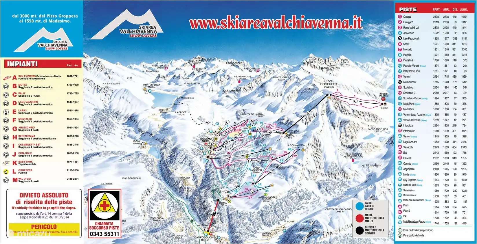 Estación de esquí Madesimo (a 35 km de Novate Mezzola)