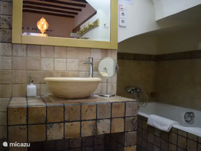 Casa Mistela en España, Costa Blanca, Jalón - casa vacacional Baño Suite Cereza