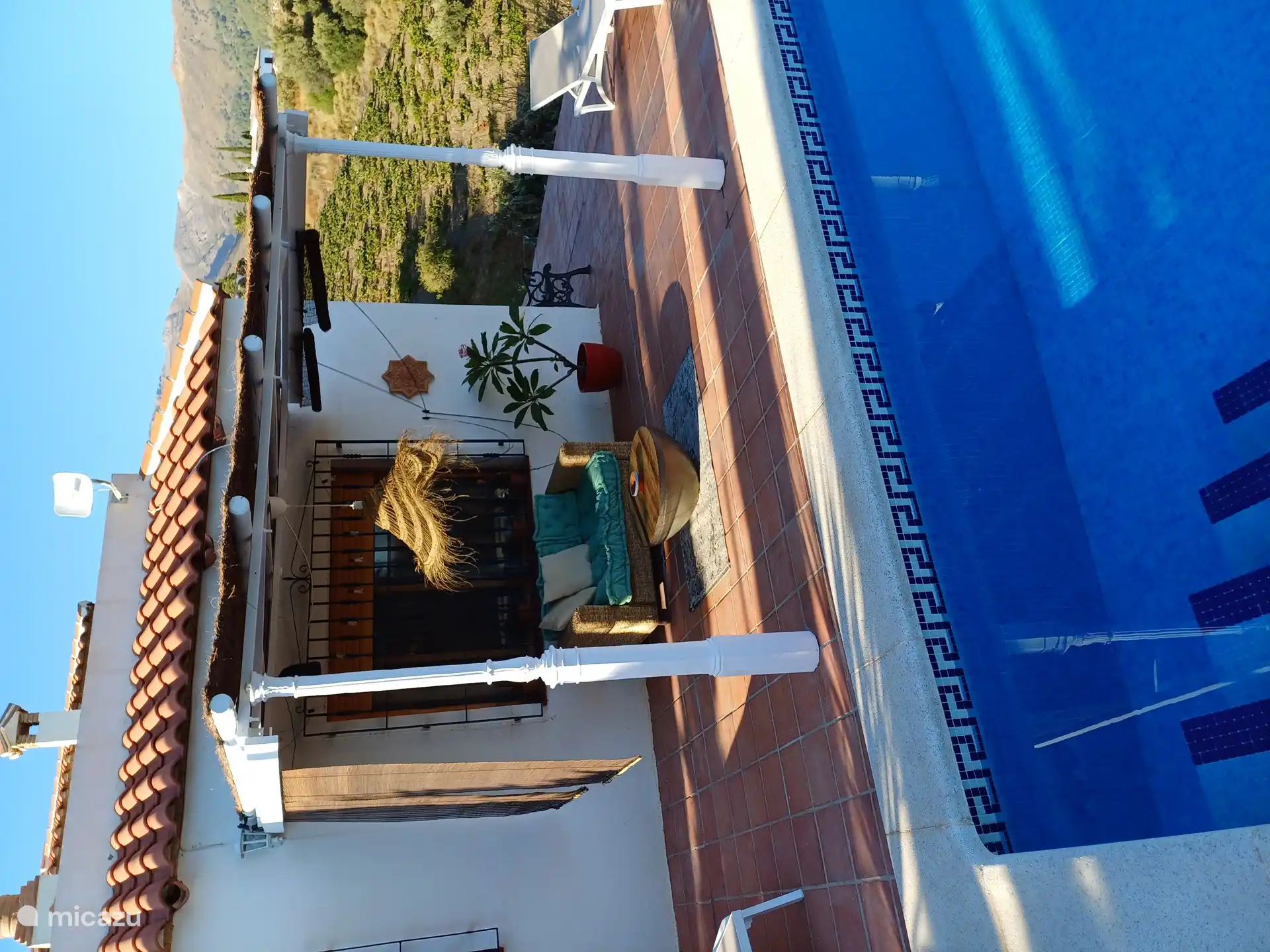 Our chill spot under the Ibiza style canopy