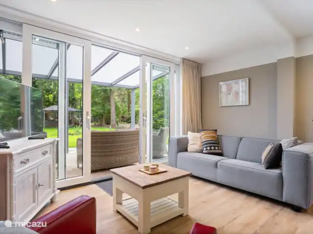'Het Tegenlicht' un lieu unique | Pays-Bas, Drenthe, Norg - maison de vacances Vous pouvez entrer directement dans le jardin par les portes coulissantes.