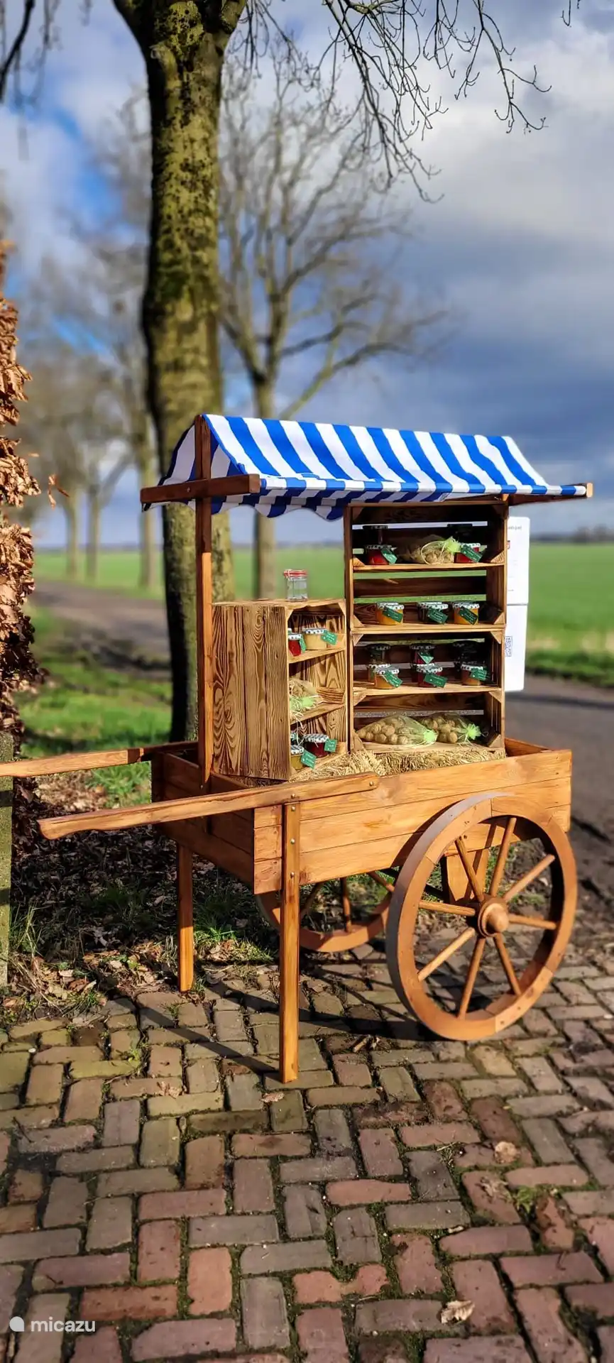 Confiture maison de notre chariot de confiture