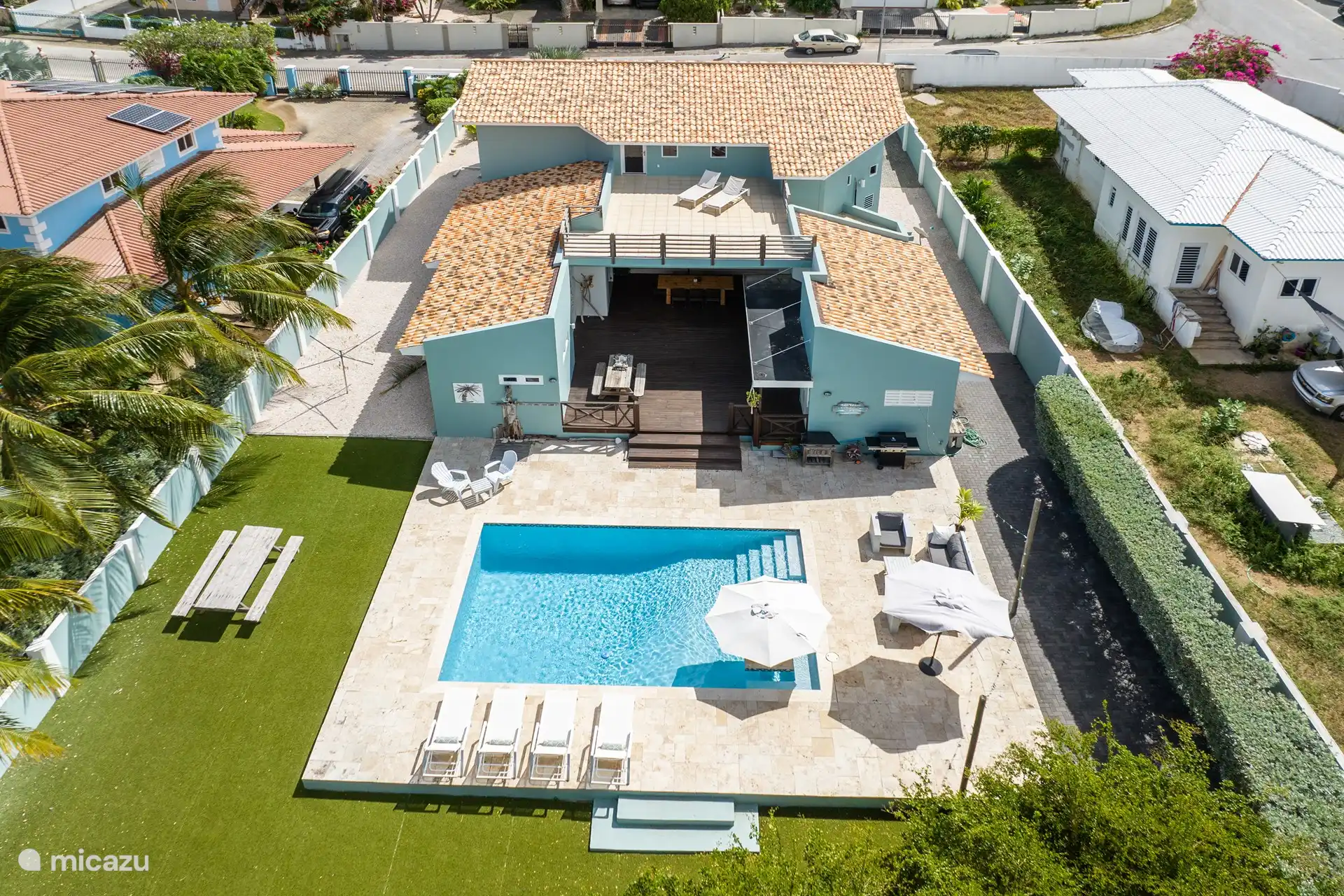 Groepsaccommodatie, Curaçao, Banda Ariba (oost), Brakkeput Abou, villa Villa Kas pa Pasa Tempu