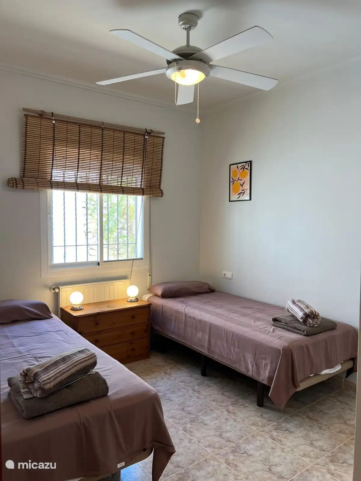 Schlafzimmer 2 mit neuer Klimaanlage Aug 2024