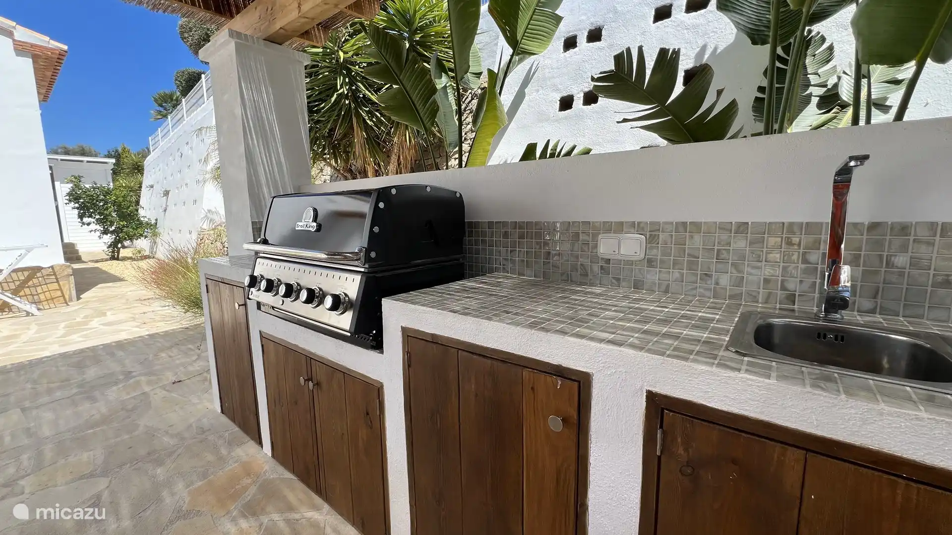 Luxuri&#246;ser Grill mit Grillgas