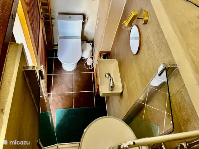 casa pequeña  en Francia, Alta Viena, Château-Chervix – El horno de pan - Tiny house Baño