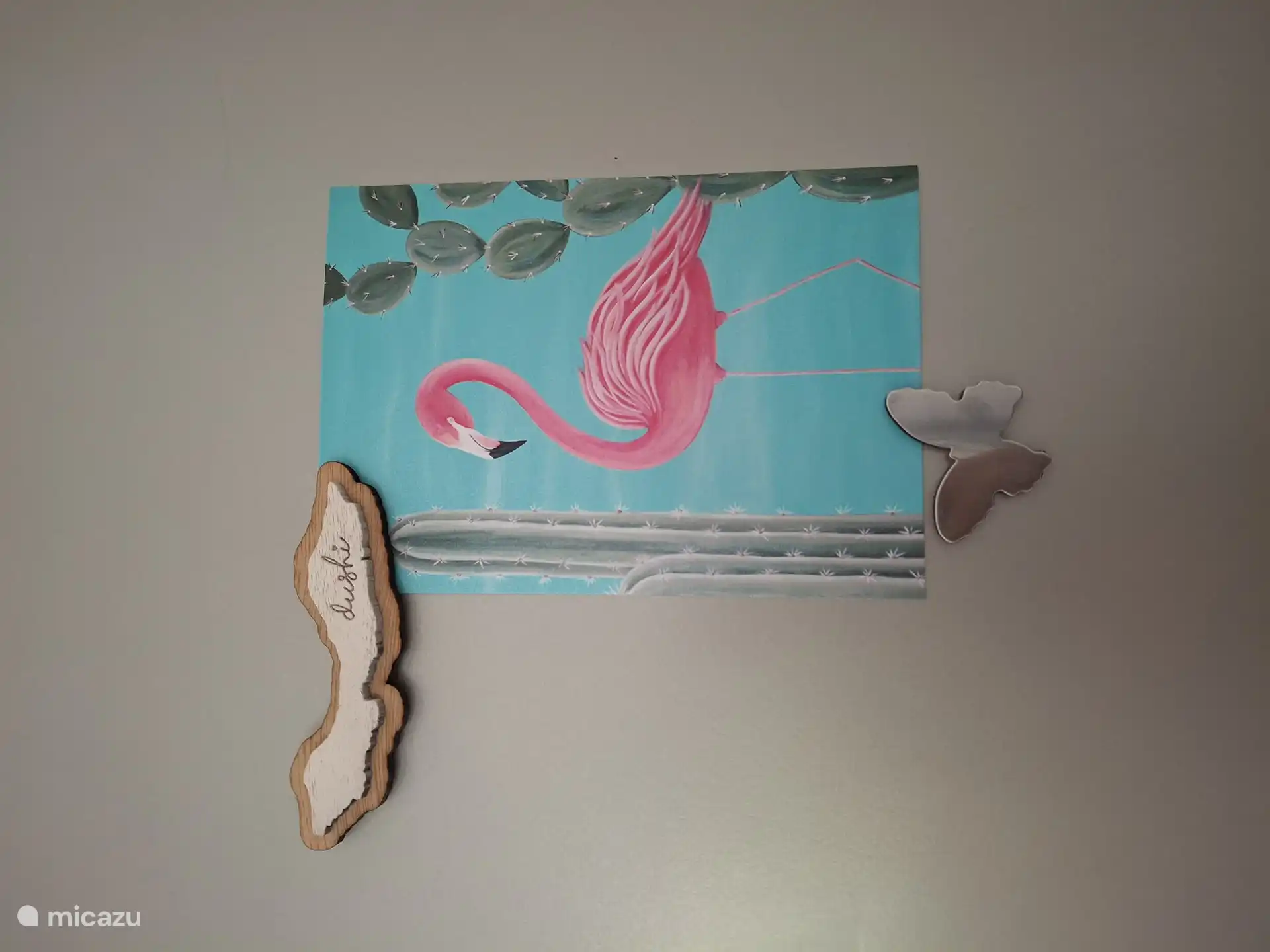 Flamant rose bohème.