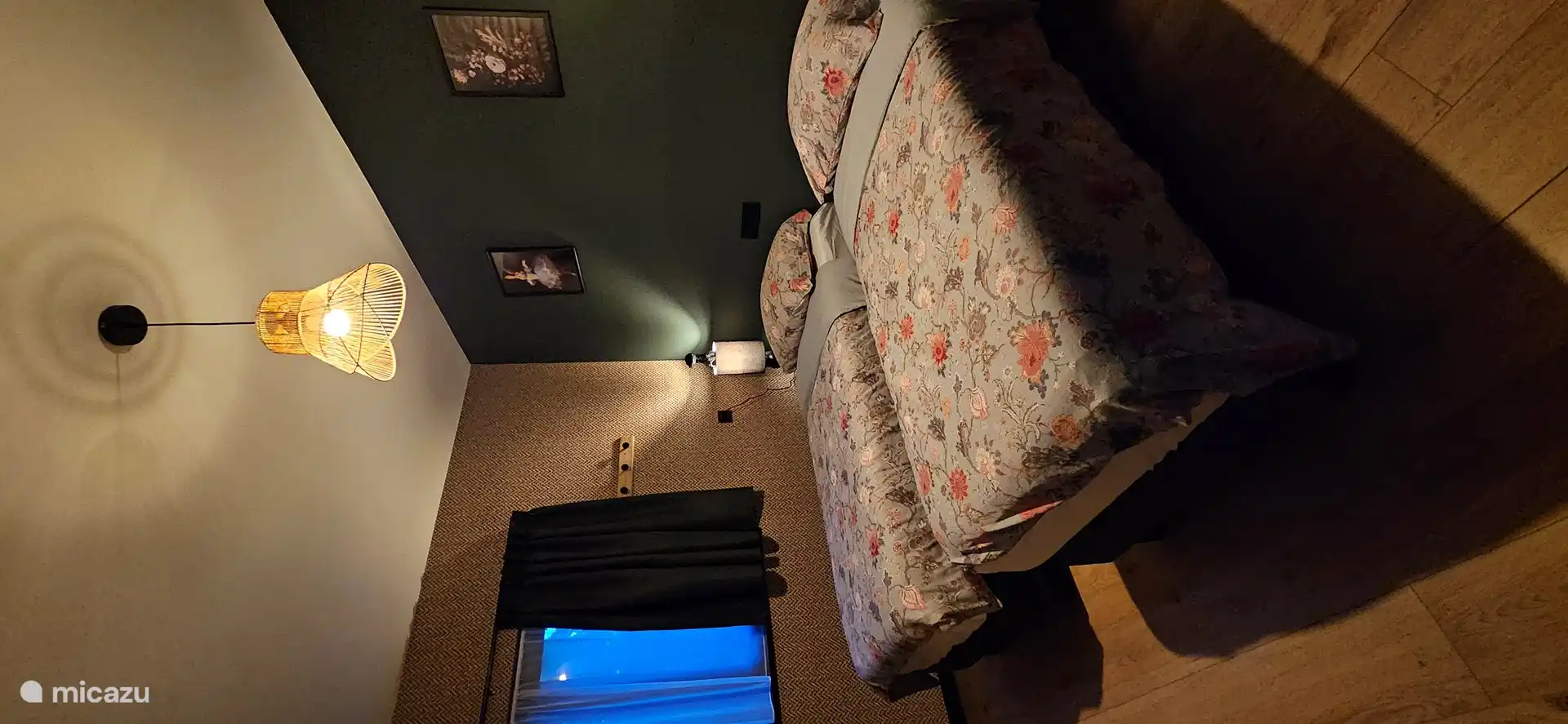 Zweites Schlafzimmer mit 2 getrennten Boxspringbetten 80x200