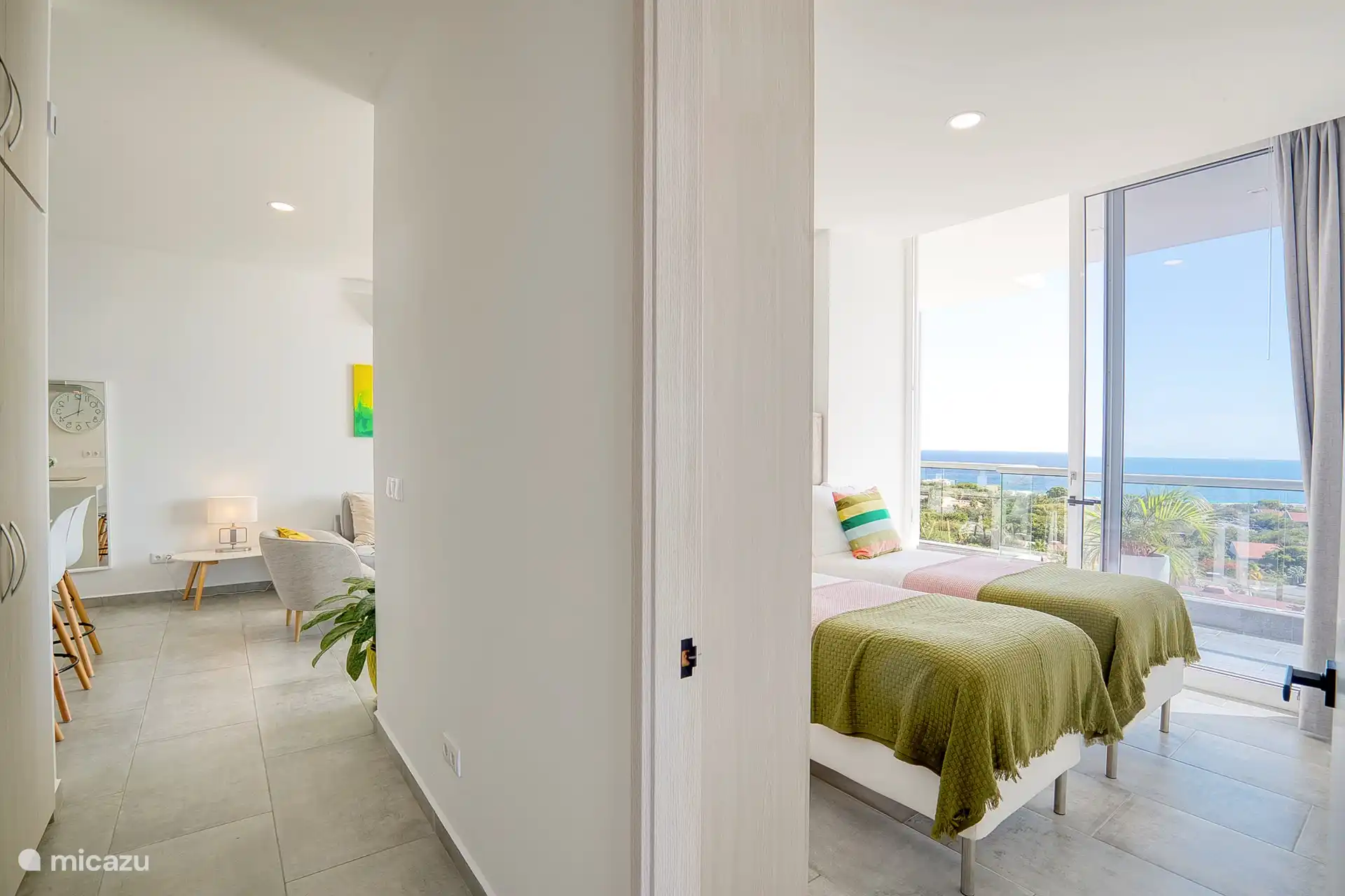 Living room and second bedroom