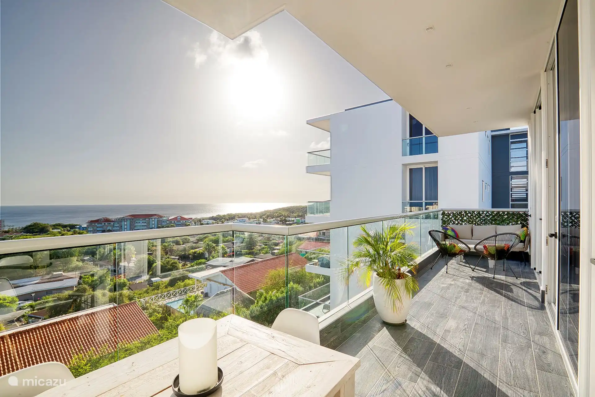 Magna Vista: voll klimatisiert, Swimmingpool, Fitnessraum in Curaçao, Curacao-Mitte, Willemstad - Appartement