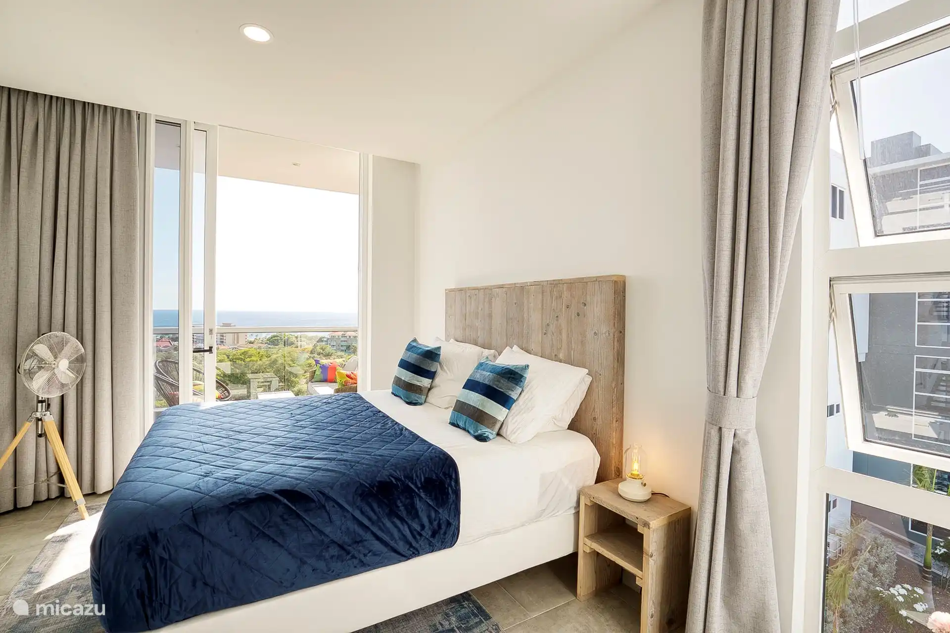 Master bedroom with ocean views