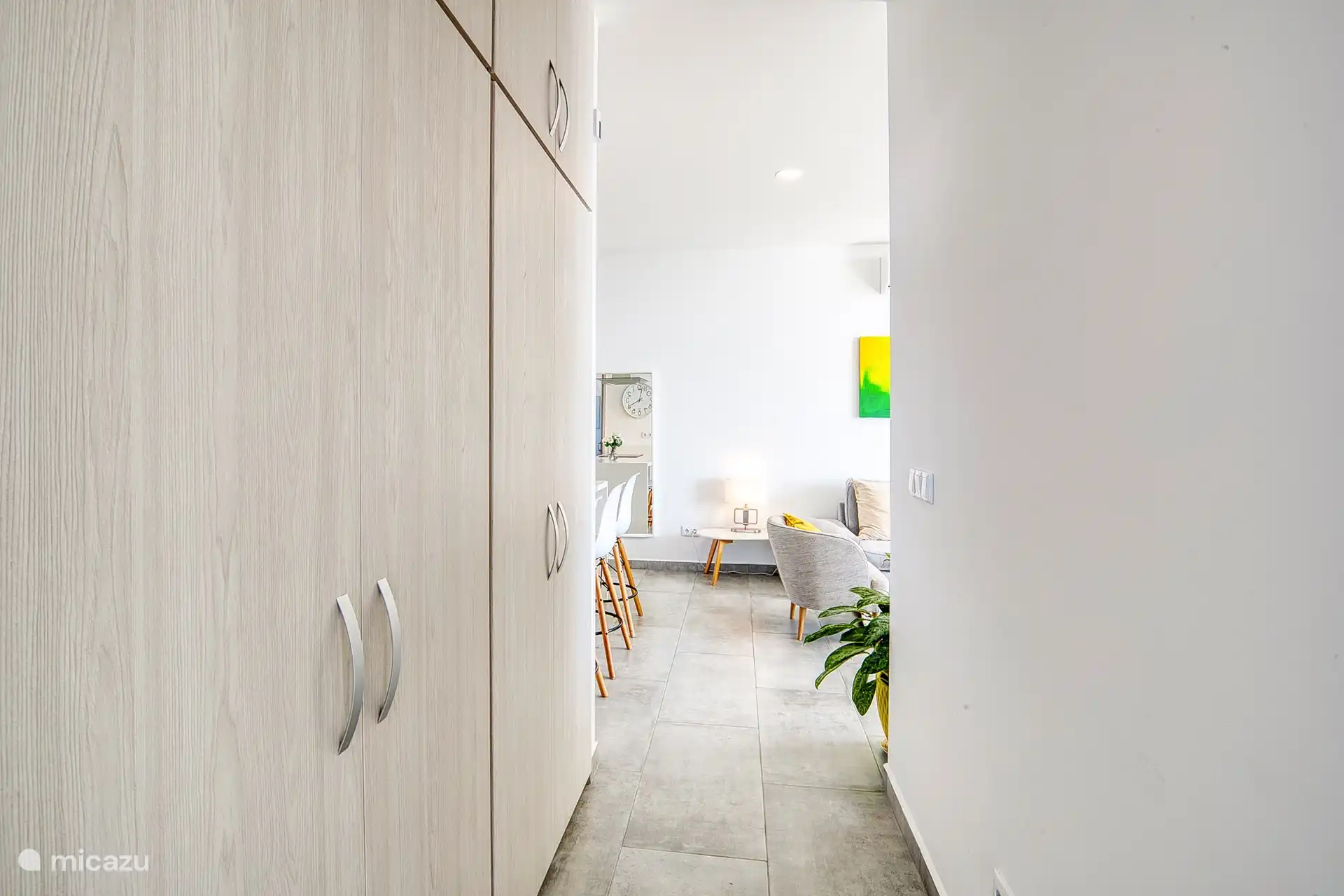Living room and hallway