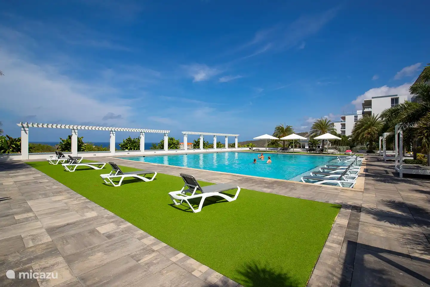 Magna Vista: voll klimatisiert, Swimmingpool, Fitnessraum in Curaçao, Curacao-Mitte, Willemstad - Appartement