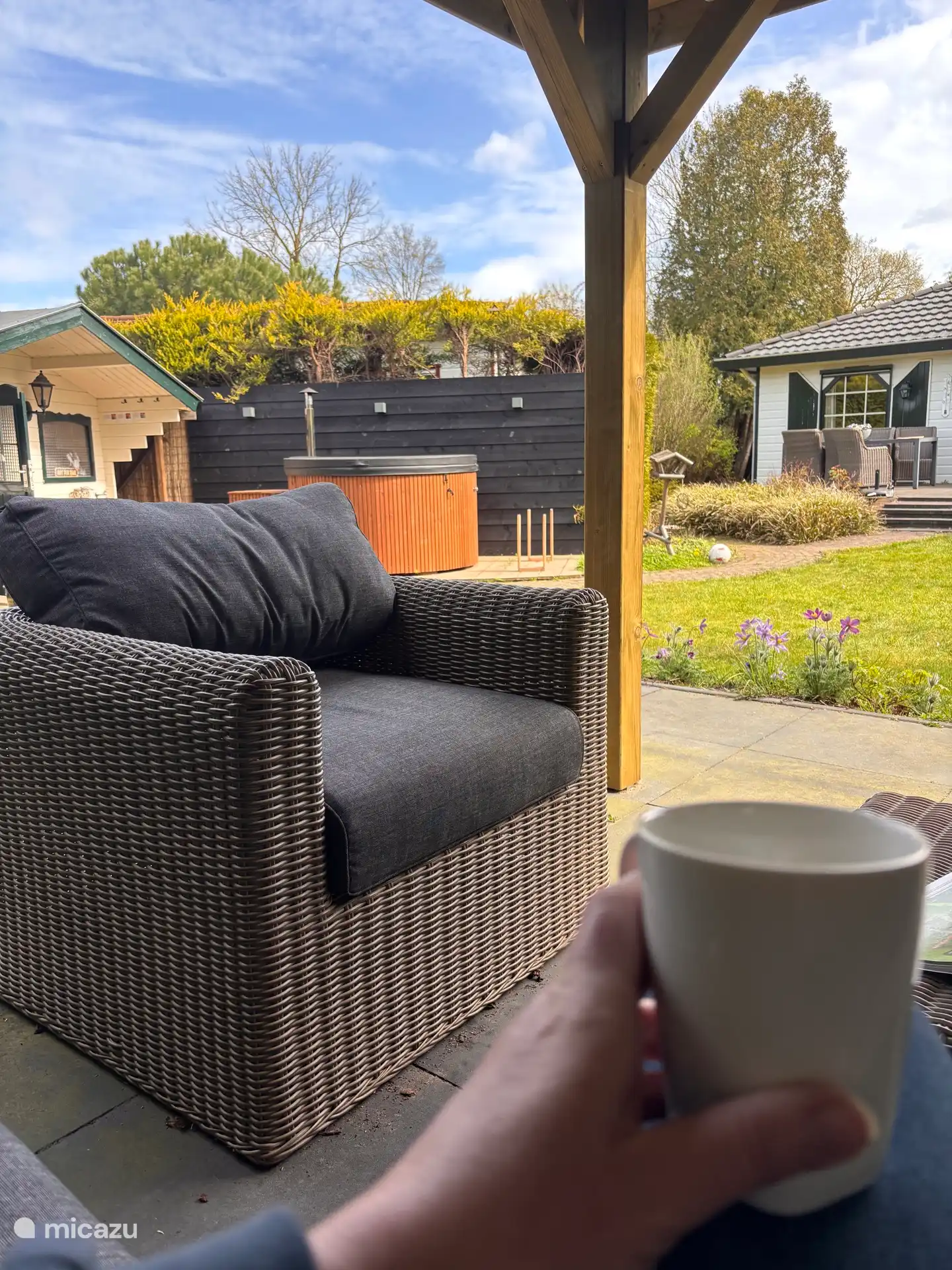 Dit is toch genieten met een bakkie koffie.