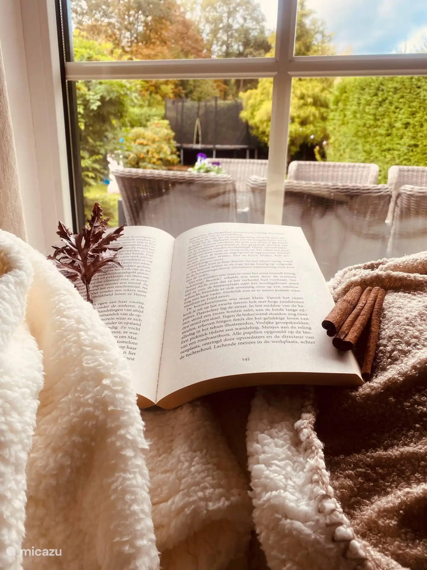 Es maravilloso tomarse el tiempo para leer un libro.