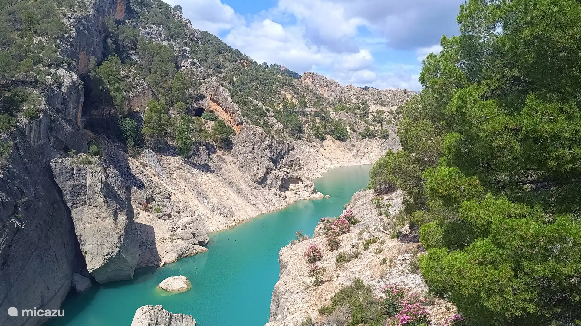Ein Teil des Reservoirs direkt vor der Tür