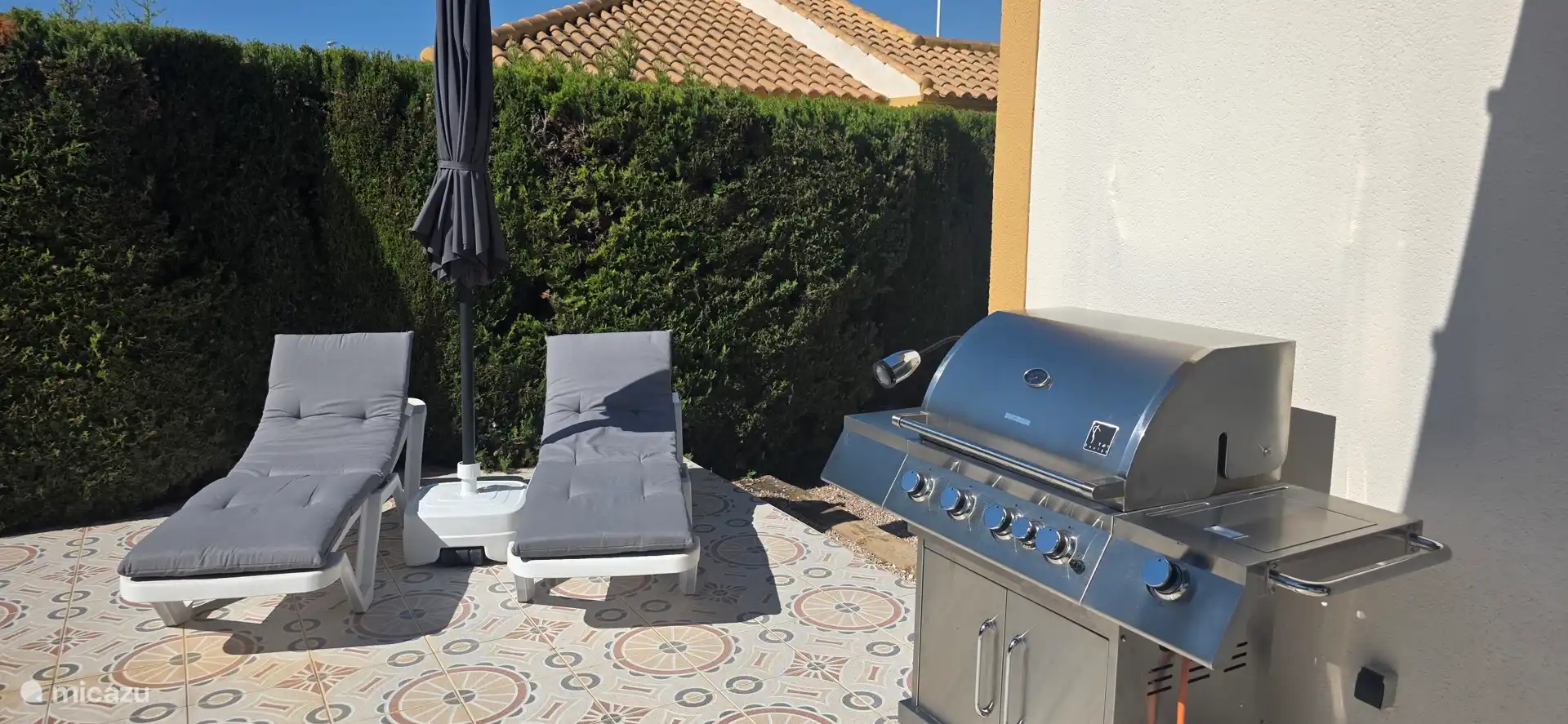 Espace pour les chaises longues