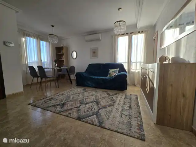 Vakantiehuis Letsspanje huren in Spanje, Costa Blanca, Finestrat - geschakelde woning Woonkamer met slaapbank