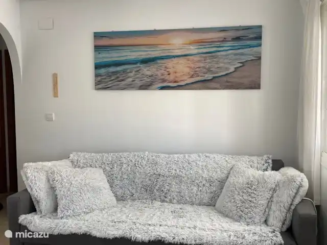 Location de Vacances Espagne, Costa Cálida, Camposol, maison de vacances - Maison heureuse Le canapé du salon