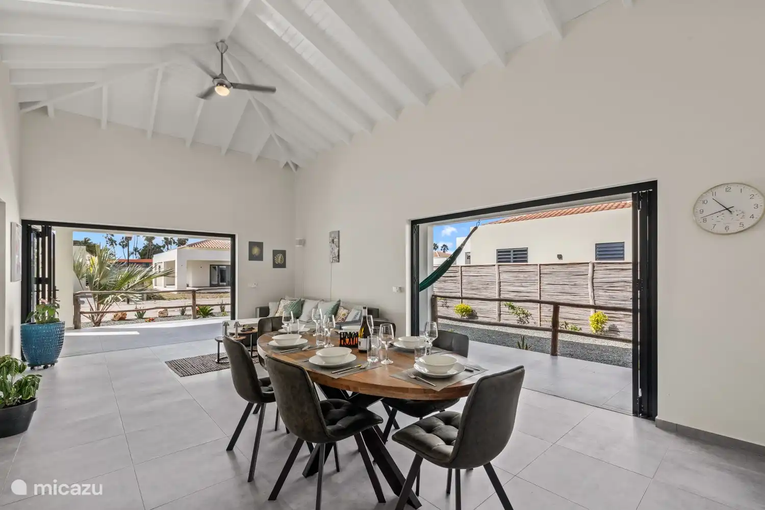 Indoor dining area for convivial moments with friends or family