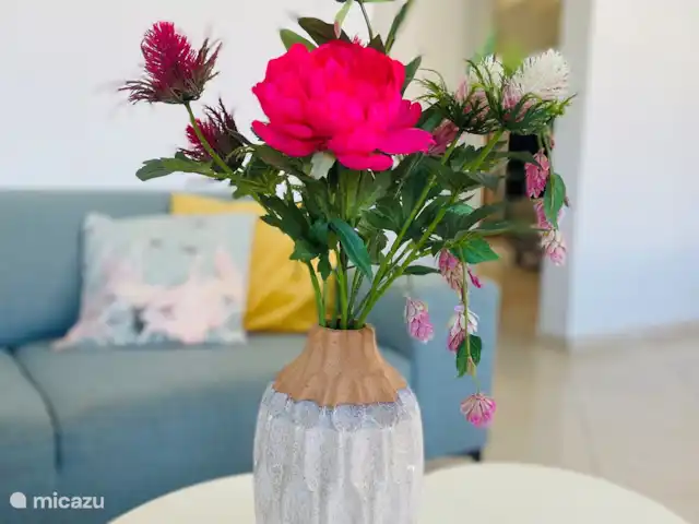 vakantiehuis huren in Curaçao, Banda Ariba (oost), Cas Grandi – Mini resort Kaya Verdi - Blenchi 4p Gezellige decoratie