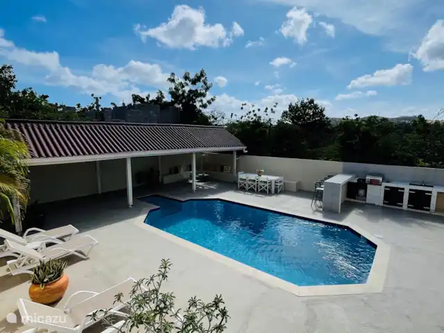 vakantiehuis huren in Curaçao, Banda Ariba (oost), Cas Grandi – Mini resort Kaya Verdi - Blenchi 4p Zwembad