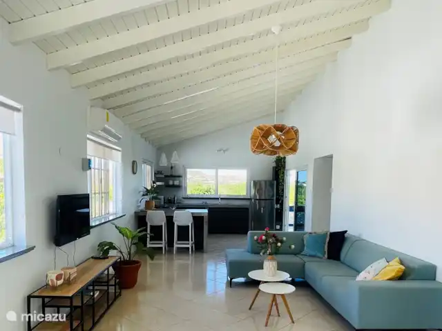 vakantiehuis huren in Curaçao, Banda Ariba (oost), Cas Grandi – Mini resort Kaya Verdi - Blenchi 4p Woonkamer