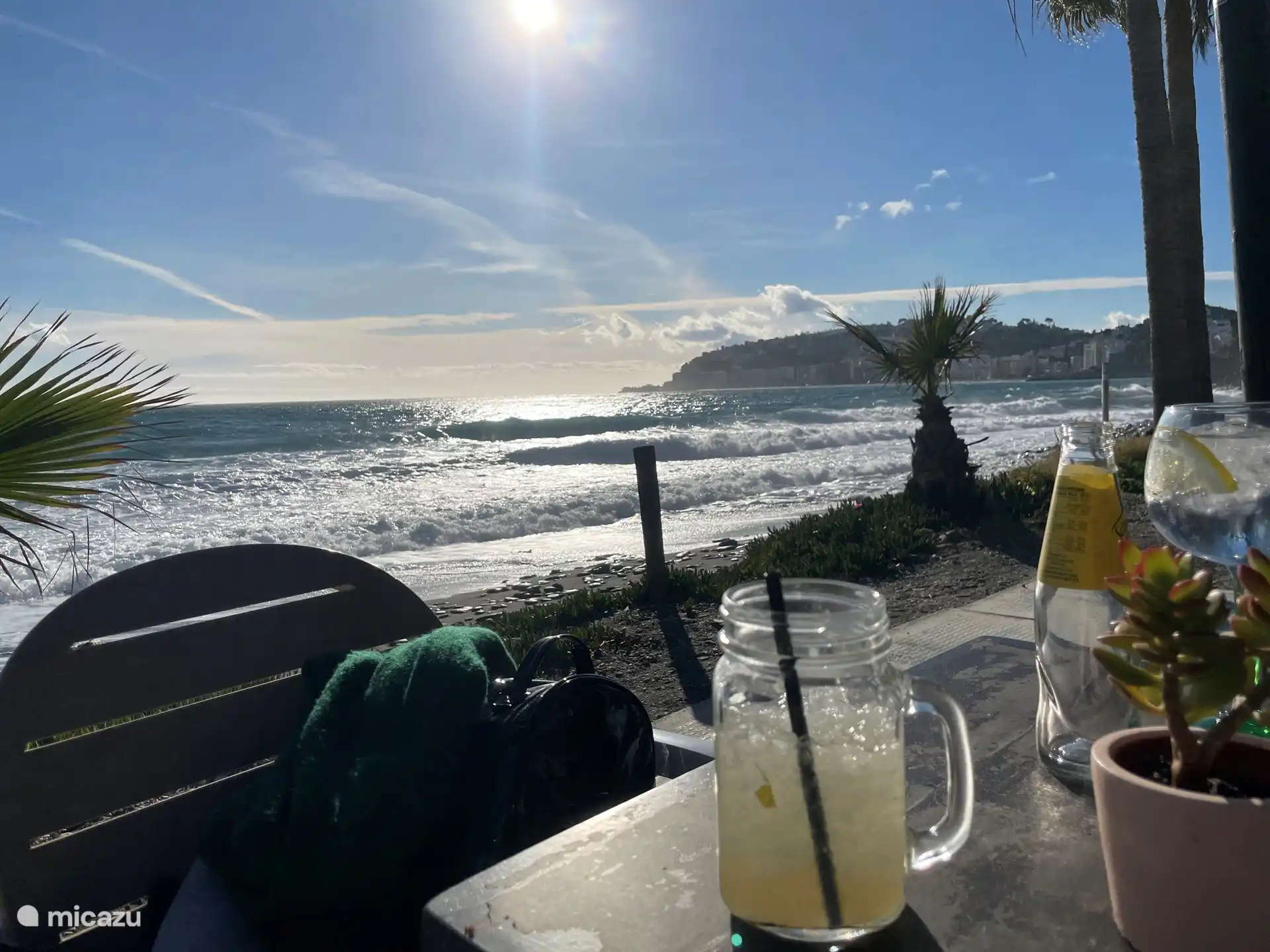 A 2-minute walk away is the beautiful beach Playa Cabria