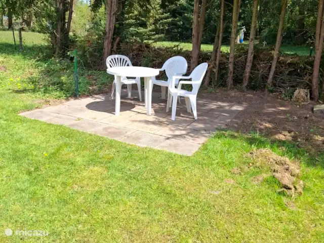 Hochwald-Balkon huren in Duitsland, Nedersaksen, Bad Sachsa - appartement Terrasje achterin de diepe achtertuin
Je mag de gehele achtertuin gebruiken