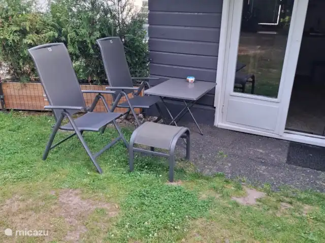 Hochwald-Chalet huren in Duitsland, Nedersaksen, Bad Sachsa - chalet Makkelijker stoelen om lekker buiten te zitten in omheinde tuin chalet