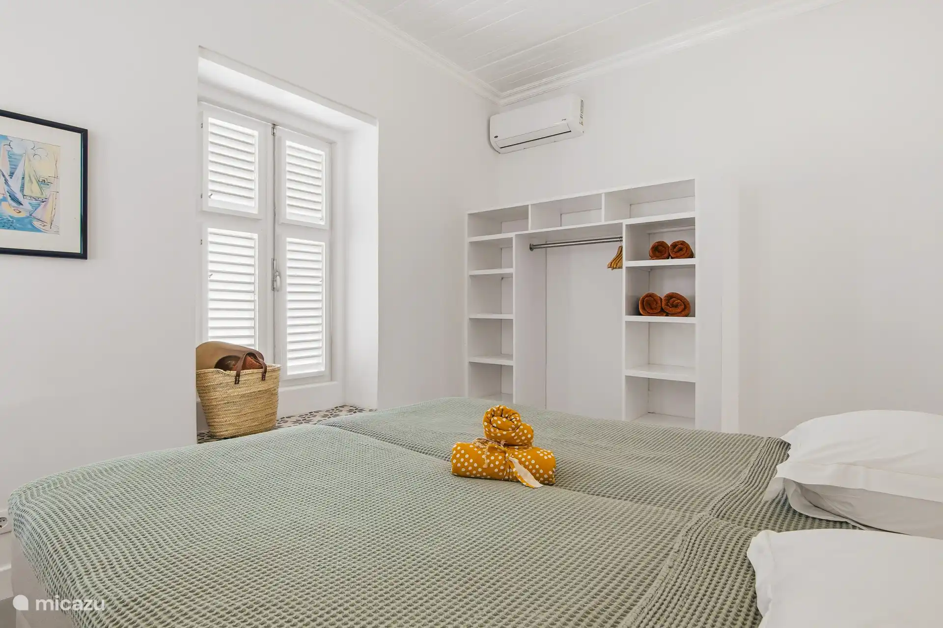 Monumentale stadsvilla - slaapkamer 4 met badkamer ensuite