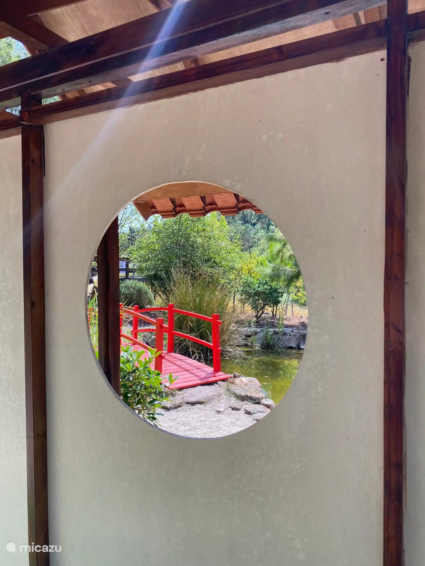 Bridge at Japanese garden