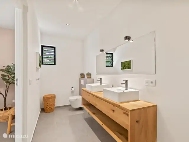 Casa Jan Sofat 57 | Curaçao, Banda Ariba (est), Jan Sofat - appartement Salle de bain dans la chambre 1