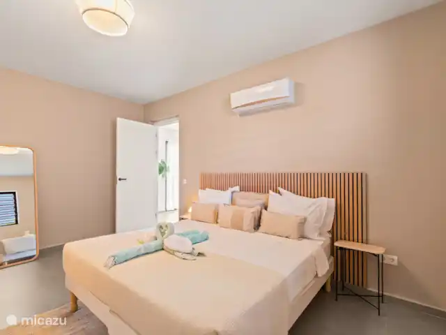Casa Jan Sofat 57 | Curaçao, Banda Ariba (est), Jan Sofat - appartement Chambre 2 avec lit double et climatisation
